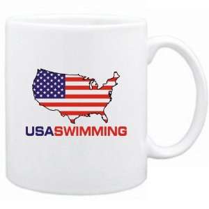  New  Usa Swimming / Map  Mug Sports