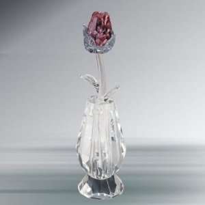  Artistik Kreations   Crystal Pink Rose Vase: Everything 