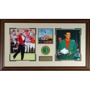  Tiger Woods   Unsigned & Framed   Collage Display: Sports 