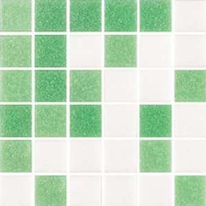  Casa Italia Project Base Mix Mosaic Green Ceramic Tile 