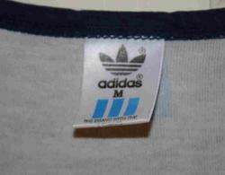 Vintage 1984 Adidas Los Angeles Olympics T shirt M Ringer Thin Tri 