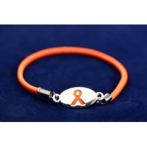  Orange Ribbon Bracelet Stretch (25 Bracelets) Everything 
