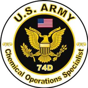  United States Army MOS 74D Chemical Operations Specialist 