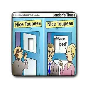 Londons Times Health and Vanity Trends Cartoons   Toupee Compliments 