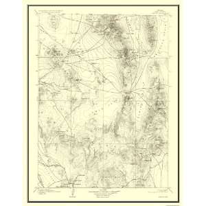  USGS TOPO MAP KAWICH QUAD NEVADA (NV) 1908