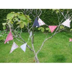  Gisela Graham Bright Patch Colourful Cotton Bunting