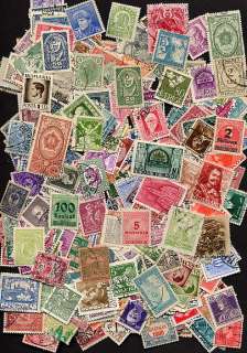 VERY UNUSUAL COLLECTION OF 500 DIFFERENT CLASSIC POSTAGE STAMPS 