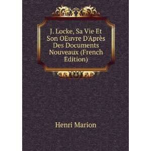   AprÃ¨s Des Documents Nouveaux (French Edition) Henri Marion Books