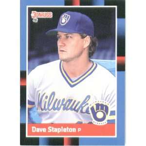  1988 Donruss # 521 Dave Stapleton Milwaukee Brewers 