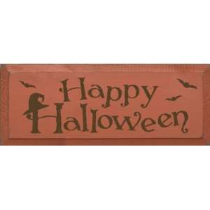  Happy Halloween Wooden Sign