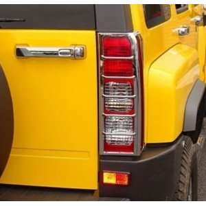  2006 2010 Hummer H3 Chrome Tail Light Covers Automotive