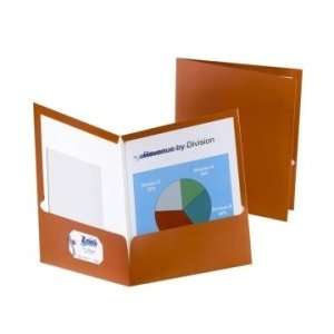  Esselte Metallic Two Pocket Folder   Copper   ESS5049580 