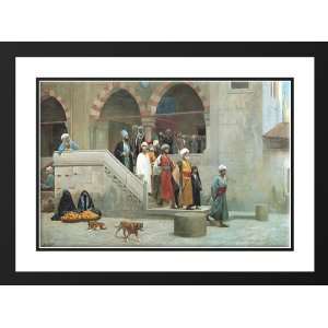 Gerome, Jean Leon 38x28 Framed and Double Matted Leaving 
