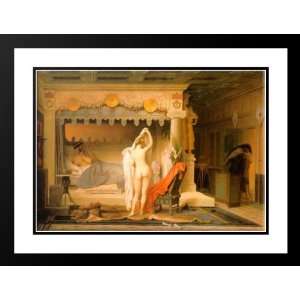 Gerome, Jean Leon 38x28 Framed and Double Matted King Candaules 