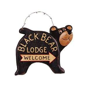  Black Bear Lodge Welcome Sign