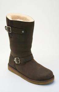 UGG Kensington Womens Brown Sheepskin Boot Size 7 US NEW  