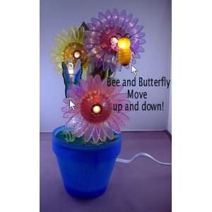  Bees, Butterflies and Flowers MOVING Lamp (CPI)