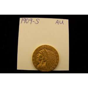  1909 $5 Eagle Indian Head Gold Coin AU: Everything Else