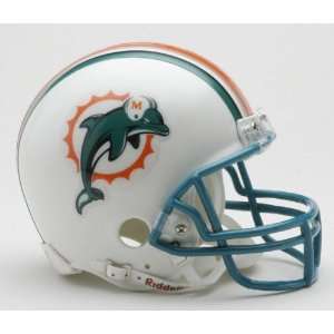  Miami Dolphins Replica Riddell Mini Helmet: Sports 