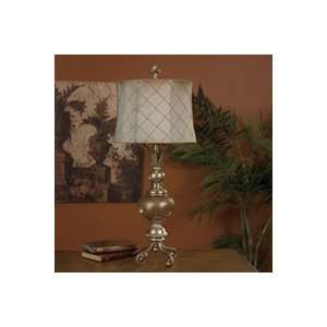   : CL2646   Peridot Glass/Metal Table Lamp Two Pack: Home Improvement