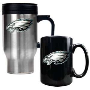  Philadelphia Eagles Coffee Cup & Travel Mug Gift Set 