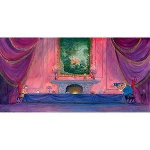 Beauty & the Beast A Tale As Old As Time Belle Castle Disney Fine Art 