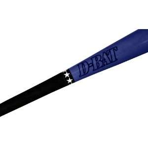  D Bat Pro Maple K9 Two Tone Baseball Bats BLACK/ROYAL BLUE 