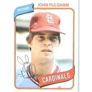  1980 Topps # 152 John Fulgham St. Louis Cardinals Baseball 