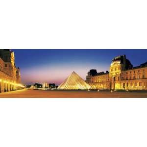  Louvre, Paris, France by Panoramic Images, 36x12