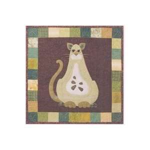  Garden Patch Cats   Boscat Block 2 by Story Quilts Inc 