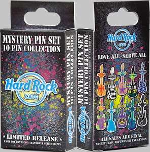Hard Rock Cafe 2011 MYSTERY GUITAR PIN BOX Graffiti 2nd  