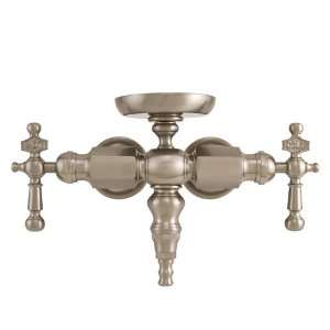 Old English Style Wall Mount Faucet with Soap Dish   Chrome