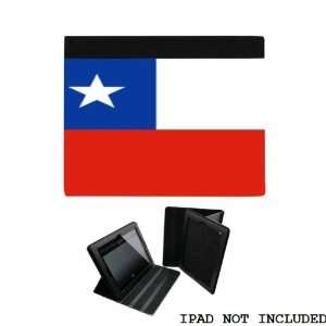 Chile Flag iPad 2 3 Leather and Faux Suede Holder Case Cover