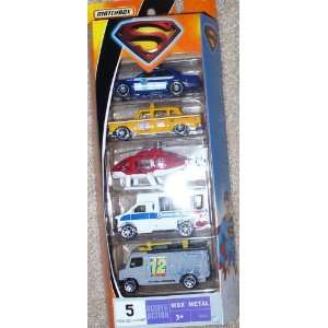 Matchbox Superman Returns Metropolis Vehicles 5 Pack of 1:64 Scale Die 