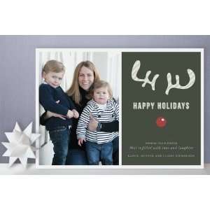  Joyeux Noel + Reindeer Holiday Photo Cards: Health 