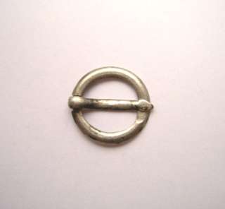 Ancient Scandinavian Artifact   Tiny silver FIBULA  
