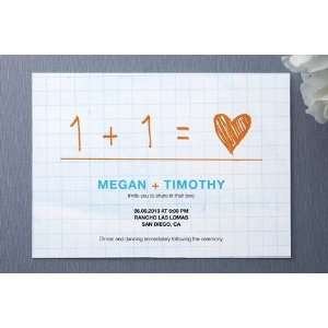  Equation Wedding Invitations