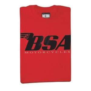  Metro Racing BSA T Shirt X Large Red: Automotive