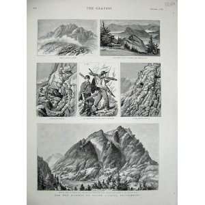   1881 Railway Mount Pilatus Switzerland Train Bernese