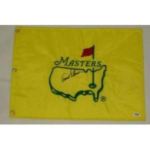 Arnold Palmer Pga Signed Masters Flag Psa/dna   Autographed Pin Flags
