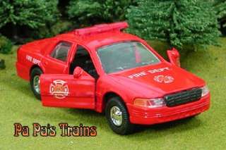 Die Cast Fire Department Police Series Car O Scale 143  