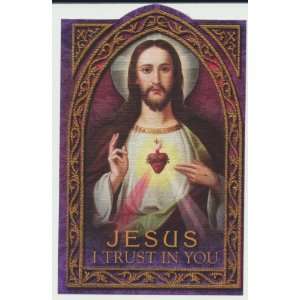  Divine Mercy Holy Prayer Card Jesus I Trust You 