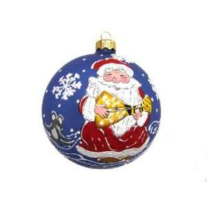  ORNAMENT. Santa Claus and His Balalaika Ball Ornament: Everything Else