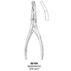 Bone Rongeurs, Beyer   Double action, curved tip, 7, 18 cm   1 Each 