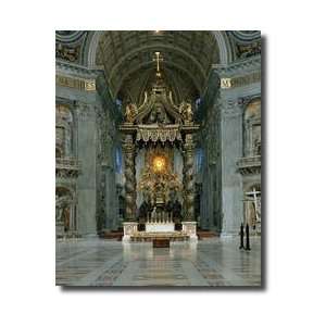  The Baldacchino The High Altar And The Chair Of St Peter 