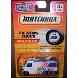    1993 MATCHBOX MOBILE ROCK TV T.V. NEWS TRUCK MB68: Toys & Games