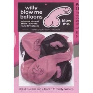 Bundle Blow Me Balloons 8 Pack and Aloe Cadabra Organic Lube Vanilla 2 