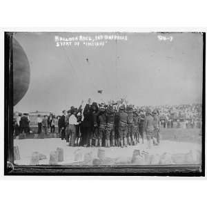 Crowd at balloon race,start of balloon Indiana,Indianapolis  