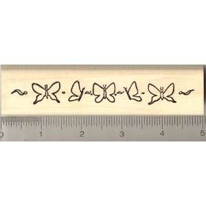  Butterfly Border Rubber Stamp: Arts, Crafts & Sewing