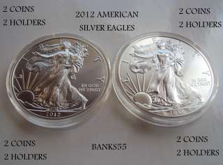   Silver Eagle Dollar 1 Troy ounce Uncirculated coins .999 silver  